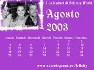 Calendario di agosto 2003