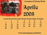 Calendario di aprile 2003