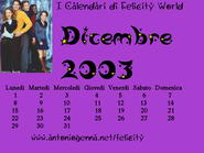 Calendario di dicembre 2003