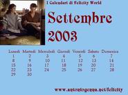 Calendario di settembre 2003